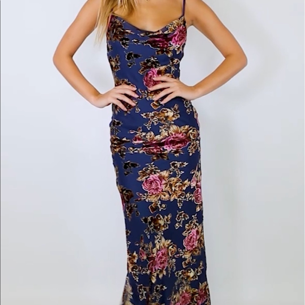 Princess Polly midnight moon maxi dress